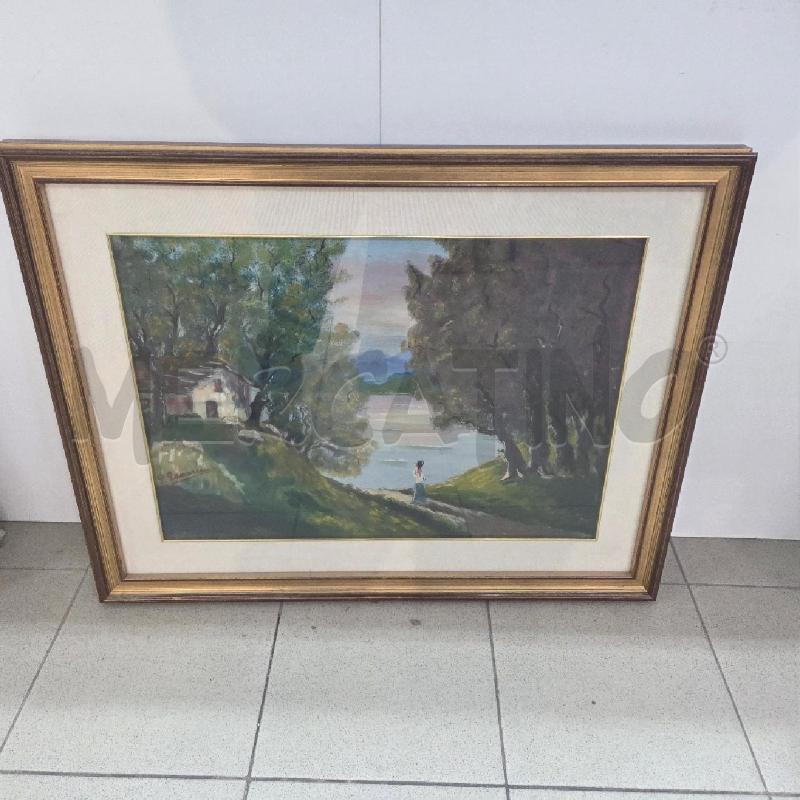 QUADRO C DORATA ALBERI IN RIVA AL LAGO PANARESE | Mercatino dell'Usato Benevento 1