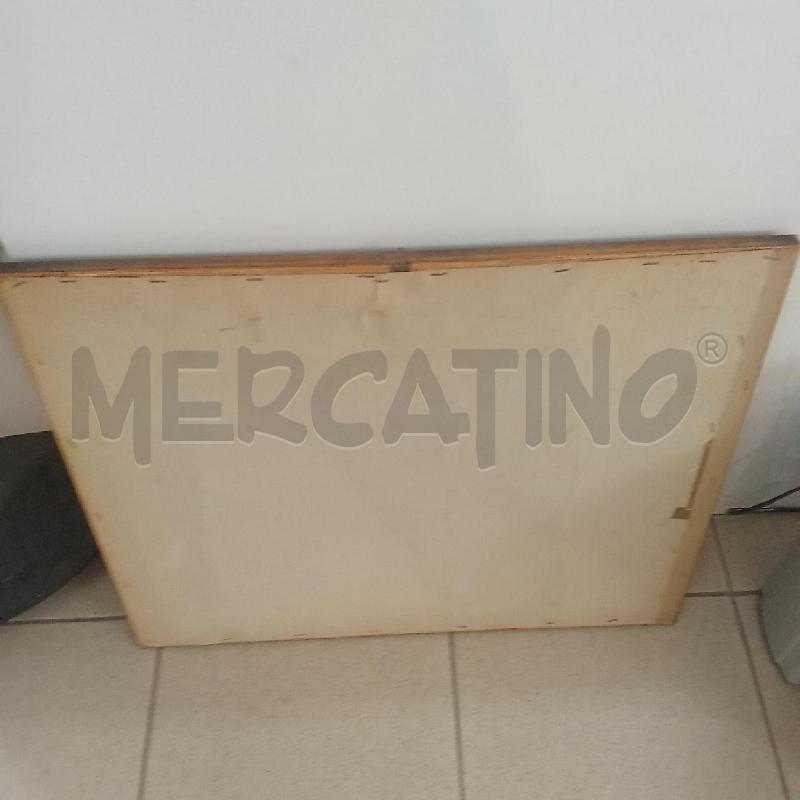 QUADRO C DORATA ALBERI VERDI SCURO CASETTA | Mercatino dell'Usato Benevento 3