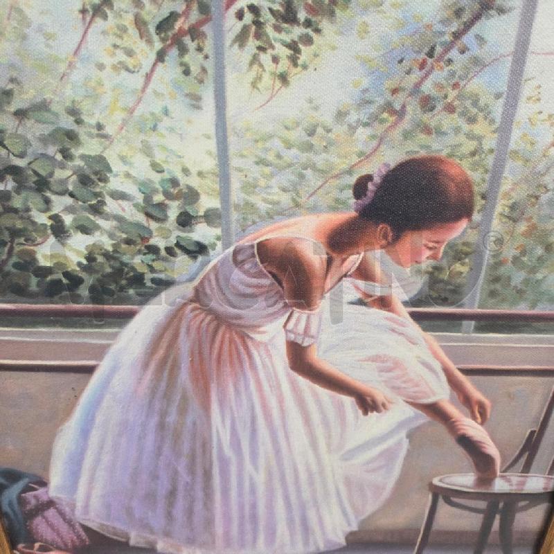 QUADRO C DORATA BALLERINA CON SCARPE | Mercatino dell'Usato Benevento 2