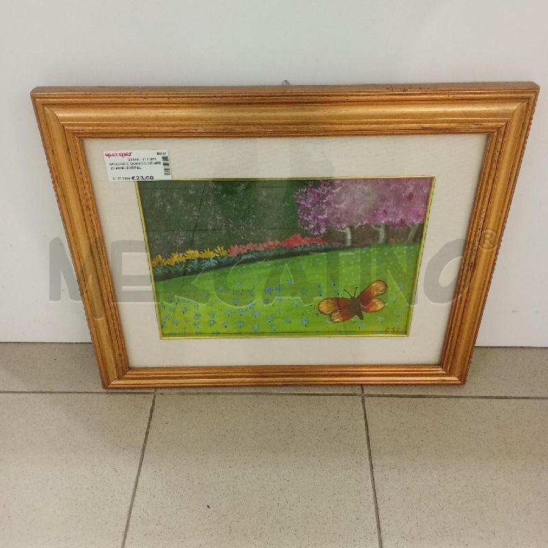 QUADRO C DORATA CAMPO DI FIORI FARFALLA | Mercatino dell'Usato Benevento 1