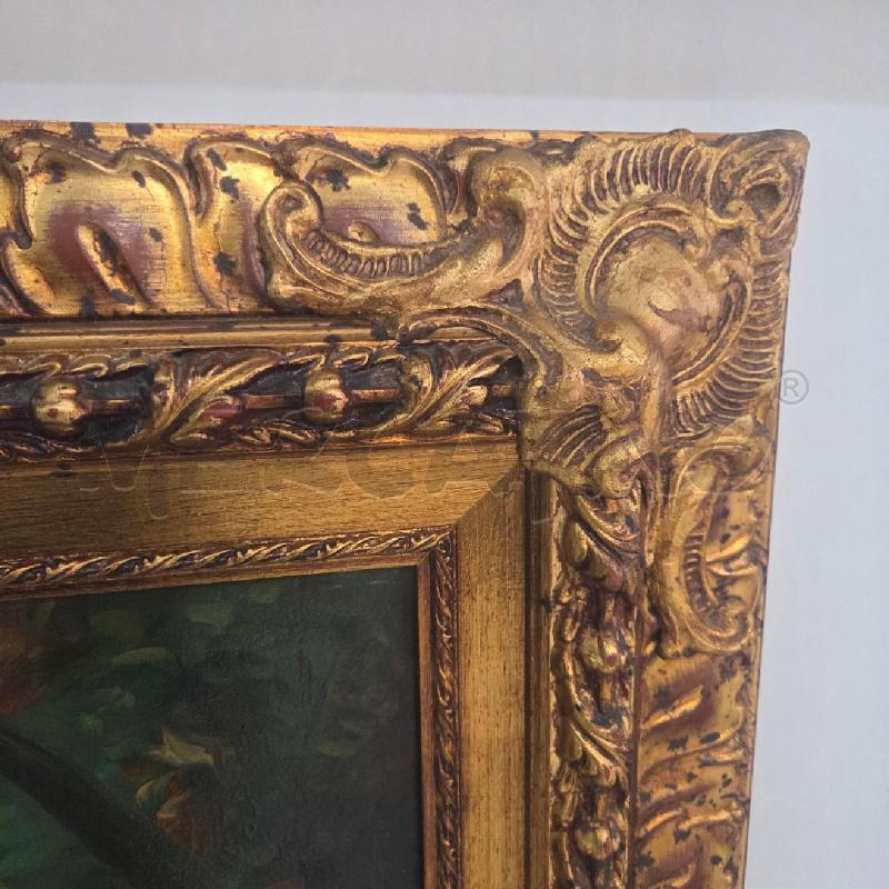 QUADRO C DORATA FANCIULLE SDRAIATE SUL PRATO | Mercatino dell'Usato Benevento 3