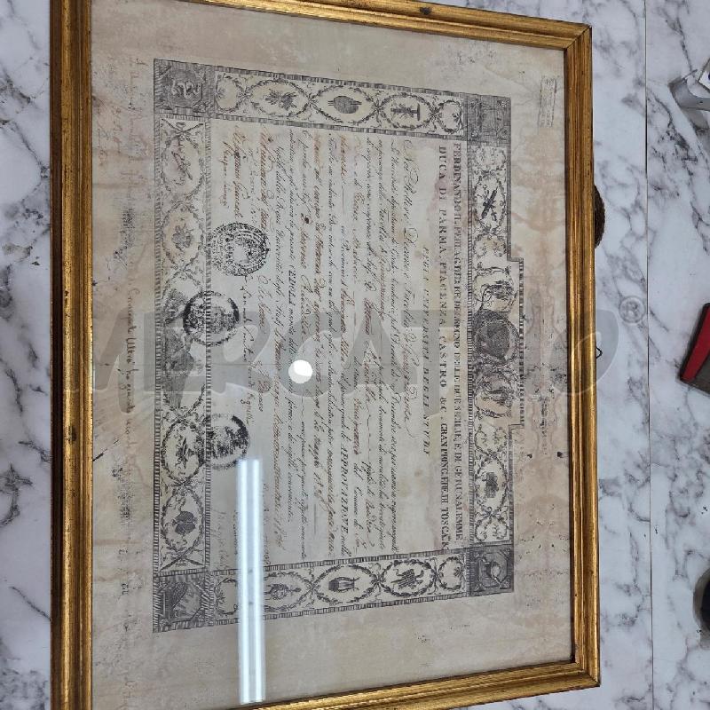 QUADRO C DORATA FERDINANDO DUCA DI PARMA | Mercatino dell'Usato Benevento 1