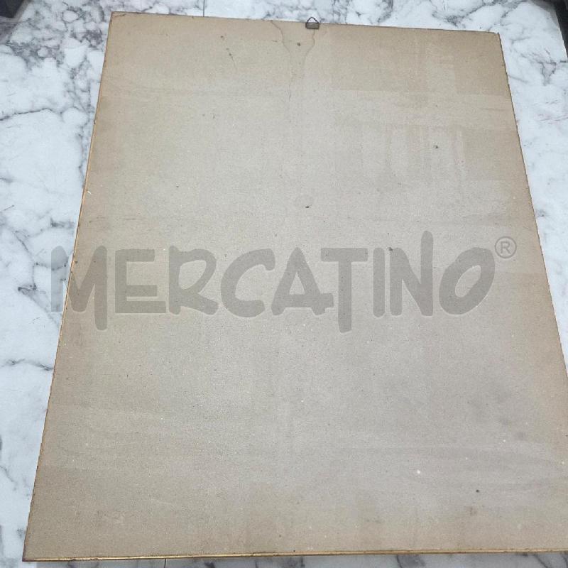 QUADRO C DORATA PAESAGGIO CON CASE ALBERI | Mercatino dell'Usato Benevento 5