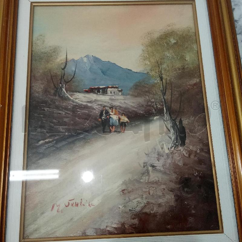 QUADRO C DORATA PASSEGGIATA IN CAMPAGNA | Mercatino dell'Usato Benevento 2