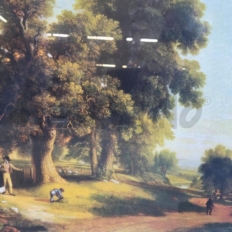 QUADRO C DORATA RAGAZZI ALBERI VERDI | Mercatino dell'Usato Benevento 2
