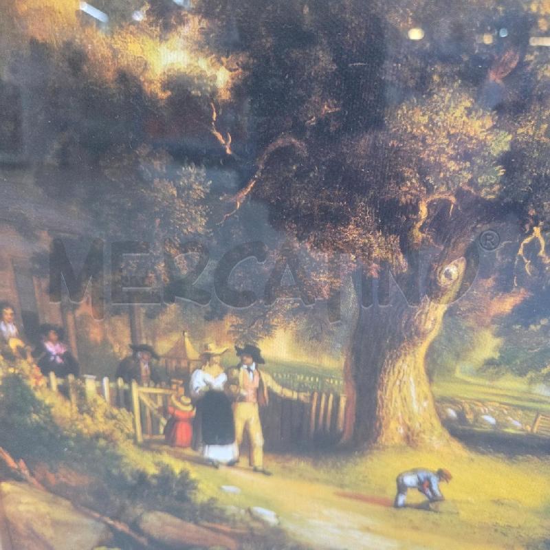 QUADRO C DORATA RAGAZZI ALBERI VERDI | Mercatino dell'Usato Benevento 3
