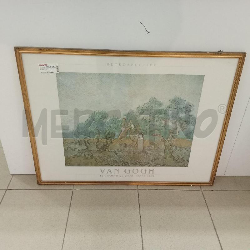 QUADRO C DORATA STAMPA VAN GOGH | Mercatino dell'Usato Benevento 1