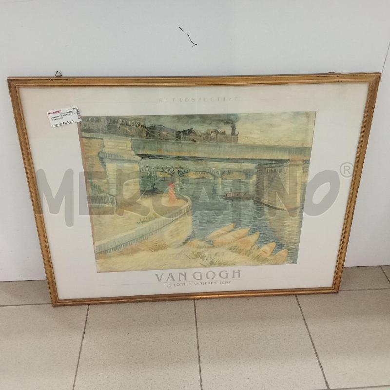 QUADRO C DORATA STAMPA VAN GOGH | Mercatino dell'Usato Benevento 1