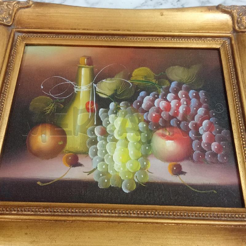 QUADRO C DORATA UVA BOTTIGLIA DI VINO  | Mercatino dell'Usato Benevento 2
