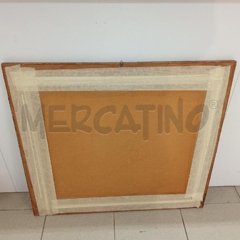 QUADRO C DORATA VISTA TERRAZZO PASSPARTOU ROSSO | Mercatino dell'Usato Benevento 3