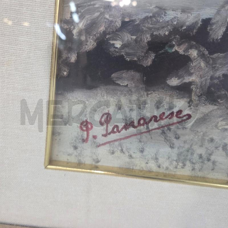 QUADRO C DORATA VOLPE SULLA NEVE PANARESE | Mercatino dell'Usato Benevento 3