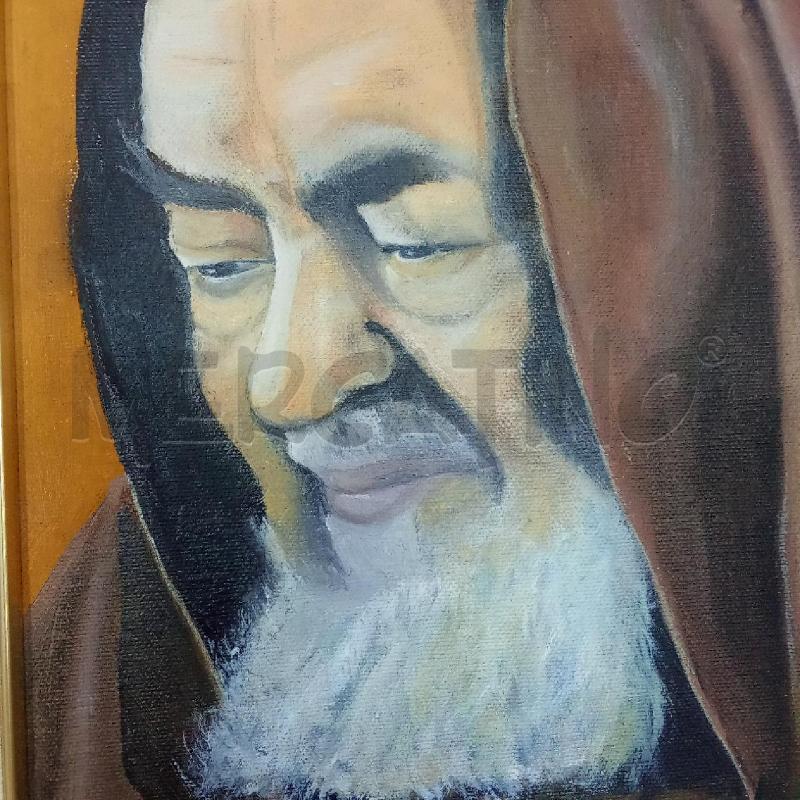 QUADRO C DORATA VOLTO PADRE PIO | Mercatino dell'Usato Benevento 4