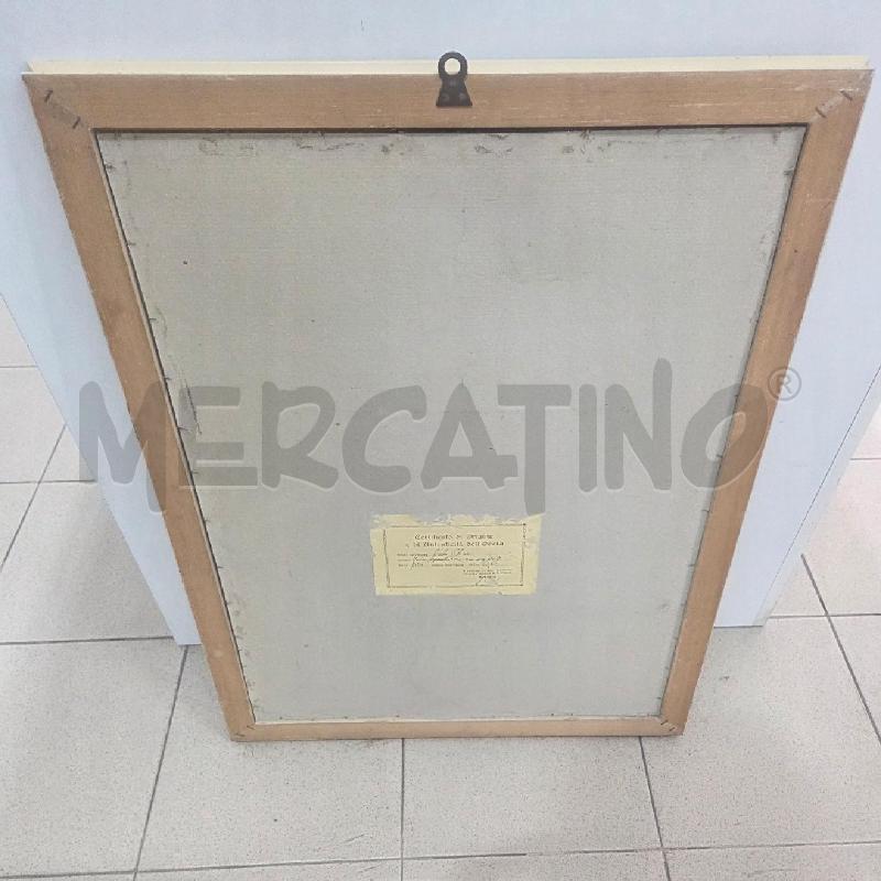 QUADRO C LEGNO BIANCO VOLTO A MATITA FIRMA | Mercatino dell'Usato Benevento 4