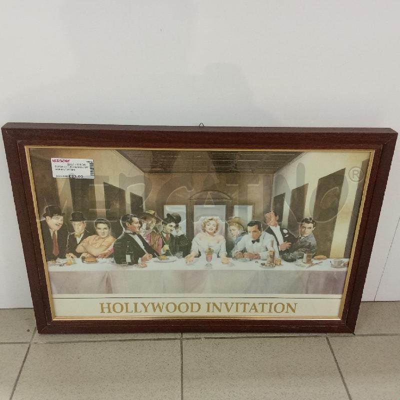QUADRO C LEGNO HOLLYWOOD INVITATION | Mercatino dell'Usato Benevento 1