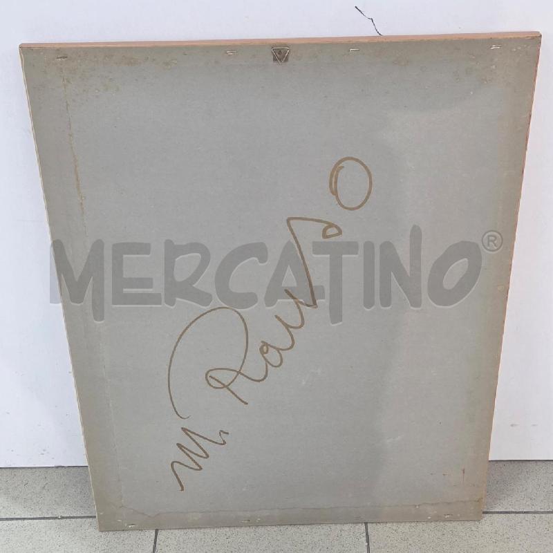 QUADRO C LEGNO MASCHERE CON CHITARRA CITTÀ SPETTACOLO RAUSO | Mercatino dell'Usato Benevento 4