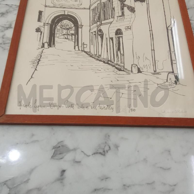 QUADRO C LEGNO RAPPRESENTAZIONE BORGO | Mercatino dell'Usato Benevento 3