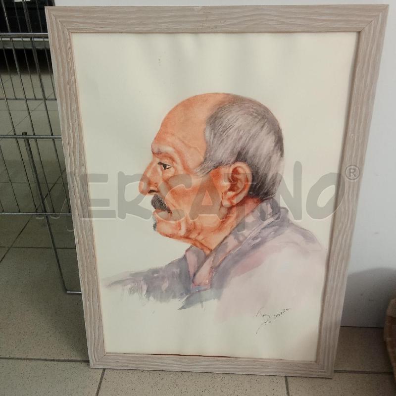 QUADRO C LEGNO VOLTO ANZIANO VITIELLO | Mercatino dell'Usato Benevento 1