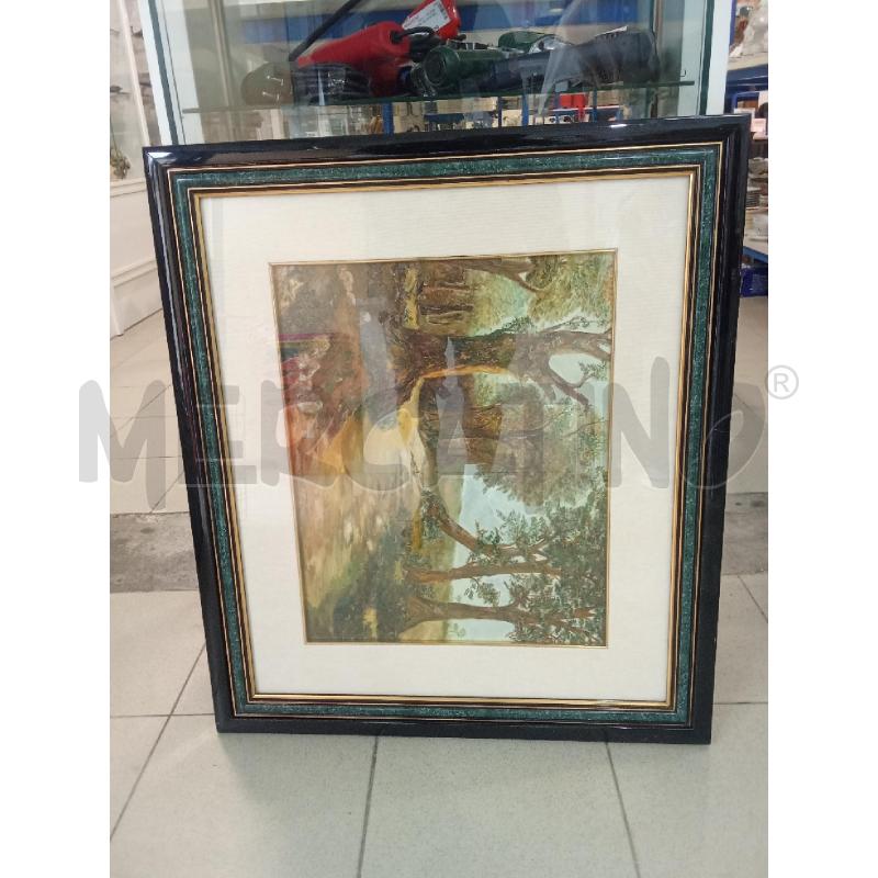 QUADRO C NERA VERDE ALBERI MARRONI VERDI | Mercatino dell'Usato Benevento 1