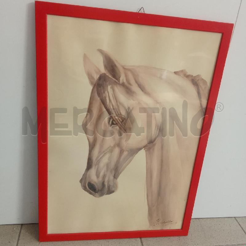 QUADRO C ROSSA CAVALLO FIRMA B.VITIELLO | Mercatino dell'Usato Benevento 2