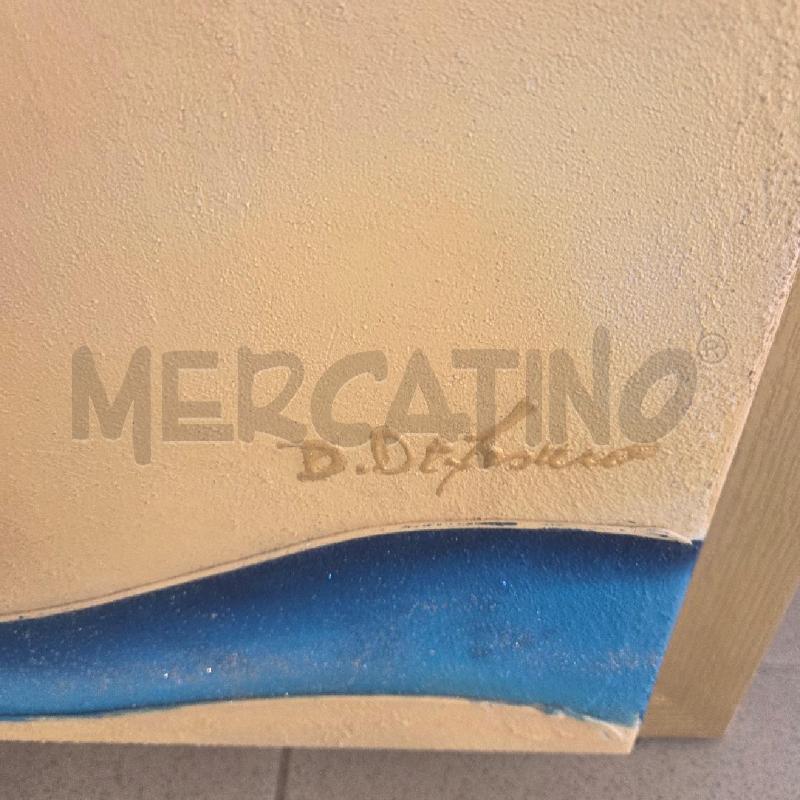 QUADRO DORATO MADONNA CON BAMBINO SFUMATURE AZZURRE | Mercatino dell'Usato Benevento 3