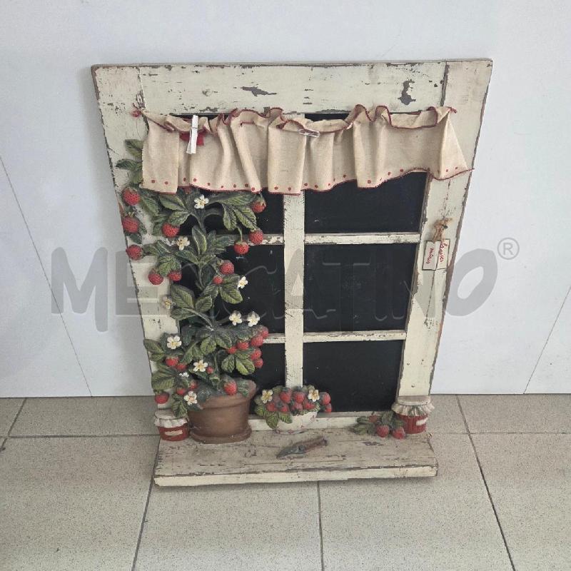QUADRO LAVAGNA BIANCO MENSOLA FINESTRA | Mercatino dell'Usato Benevento 1