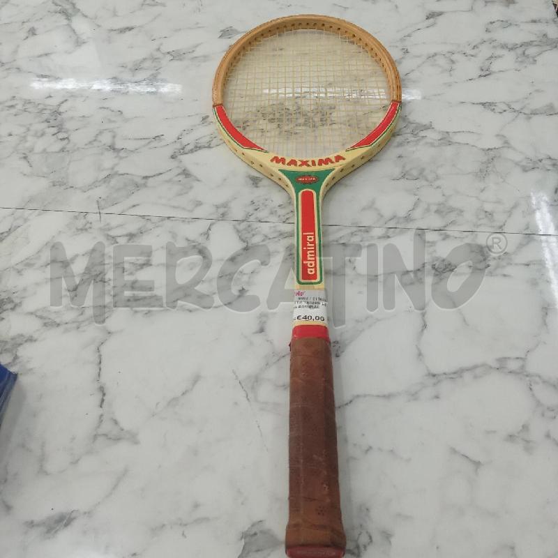 RACCHETTA TENNIS LEGNO MAXIMA ADMIRAL | Mercatino dell'Usato Benevento 1
