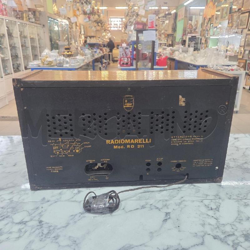 RADIO VINTAGE MARRONE RADIO MARELLI | Mercatino dell'Usato Benevento 4