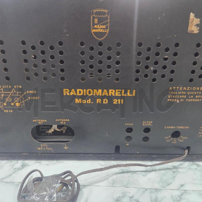 RADIO VINTAGE MARRONE RADIO MARELLI | Mercatino dell'Usato Benevento 5