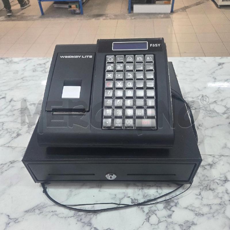 REGISTRATORE DI CASSA CON CASSETTO METALLO NERO | Mercatino dell'Usato Benevento 1