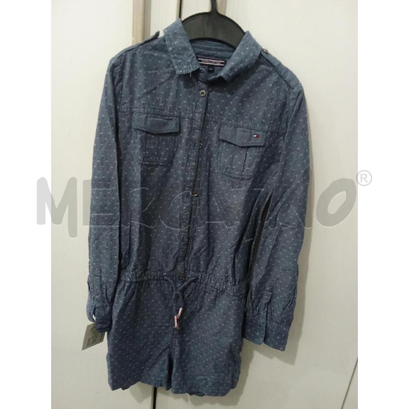 SALOPETTE BAMBINA TOMMY HILFIGER CAMICIA DENIM  | Mercatino dell'Usato Benevento 1