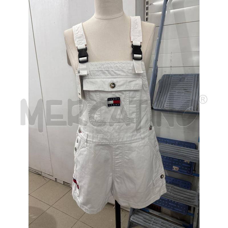 SALOPETTE PANTALONCINO DONNA BIANCO TOMMY HILFIGER | Mercatino dell'Usato Benevento 1
