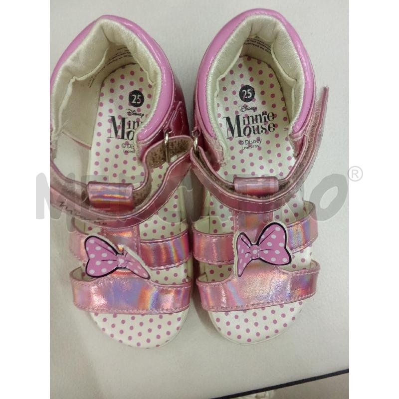 SANDALI BAMBINA ROSA MINNIE FIOCCO | Mercatino dell'Usato Benevento 3