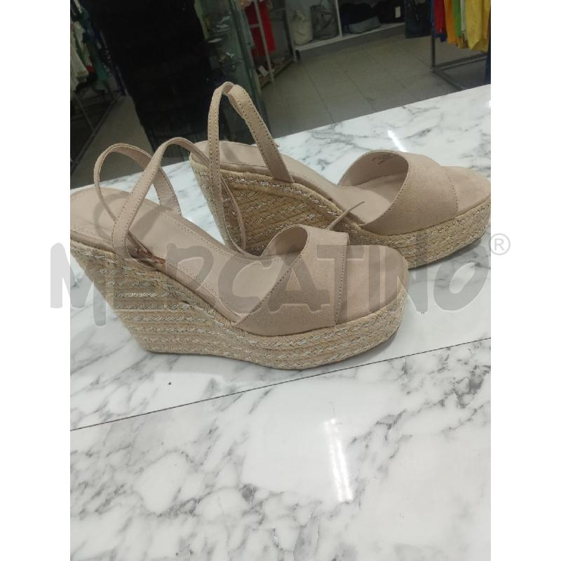 SANDALI DONNA BEIGE ZEPPA PAGLIA INS ARGENTATO ASOS | Mercatino dell'Usato Benevento 2