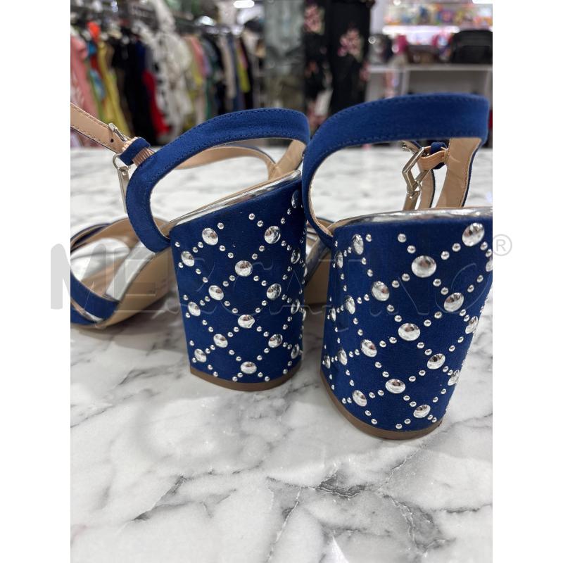 SANDALI DONNA BLU TACCO CON BORCHIE LIUJO | Mercatino dell'Usato Benevento 3