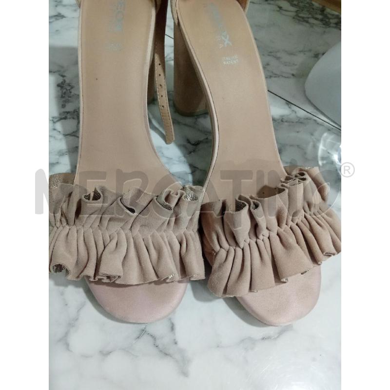 SANDALI DONNA ROSA FASCIA ARRICCIATA GEOX | Mercatino dell'Usato Benevento 3