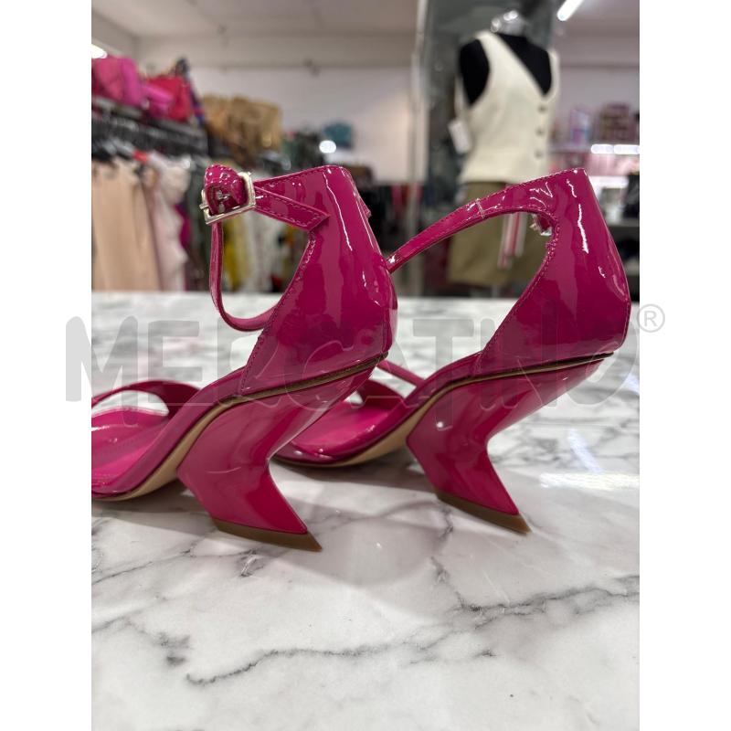 SANDALI DONNA TACCO FUCSIA GIANMARCO F. MADE IN ITALY | Mercatino dell'Usato Benevento 3