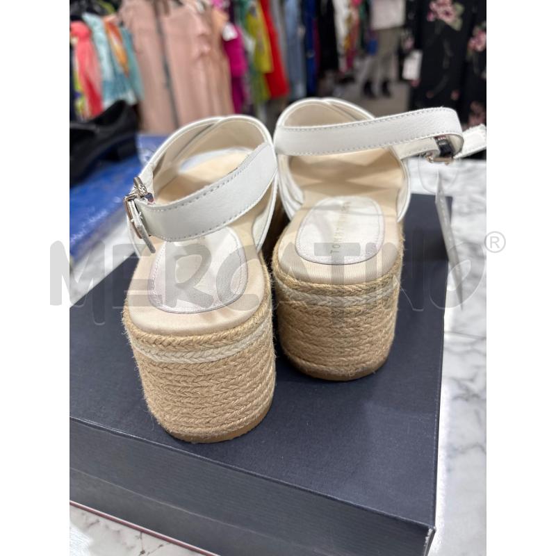 SANDALI DONNA TOMMY HILFIGER BIANCO PARA PAGLIA | Mercatino dell'Usato Benevento 3
