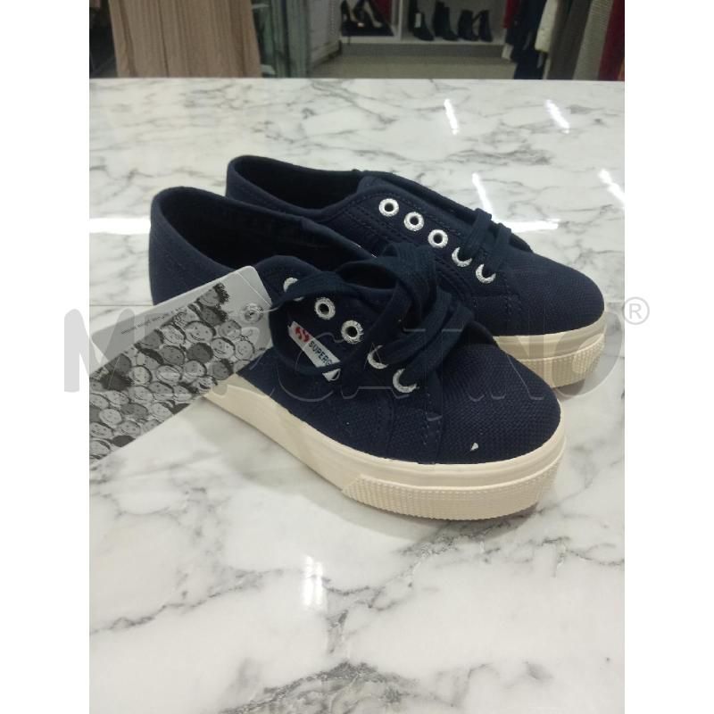 SCARPE BAMBINA SUPERGA BLU PLATFORM  | Mercatino dell'Usato Benevento 1