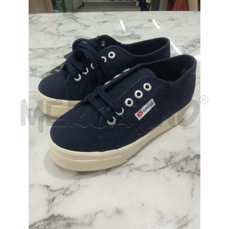 SCARPE BAMBINA SUPERGA BLU PLATFORM  | Mercatino dell'Usato Benevento 2