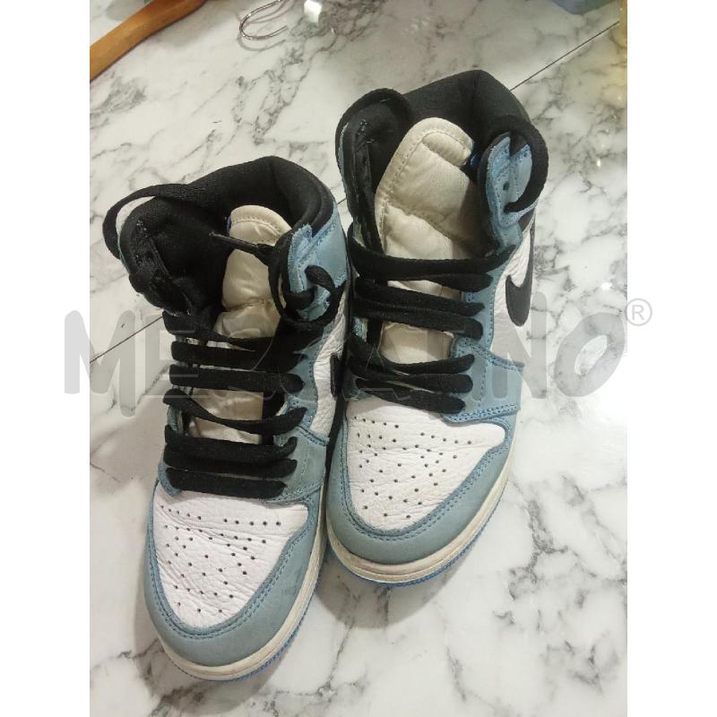 SCARPE BAMBINO AZZURRE NERE JORDAN  | Mercatino dell'Usato Benevento 1