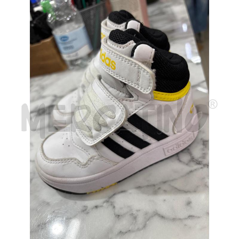 SCARPE BAMBINO BIANCO LINEE NERE ADIDAS CON STRAPPI | Mercatino dell'Usato Benevento 3