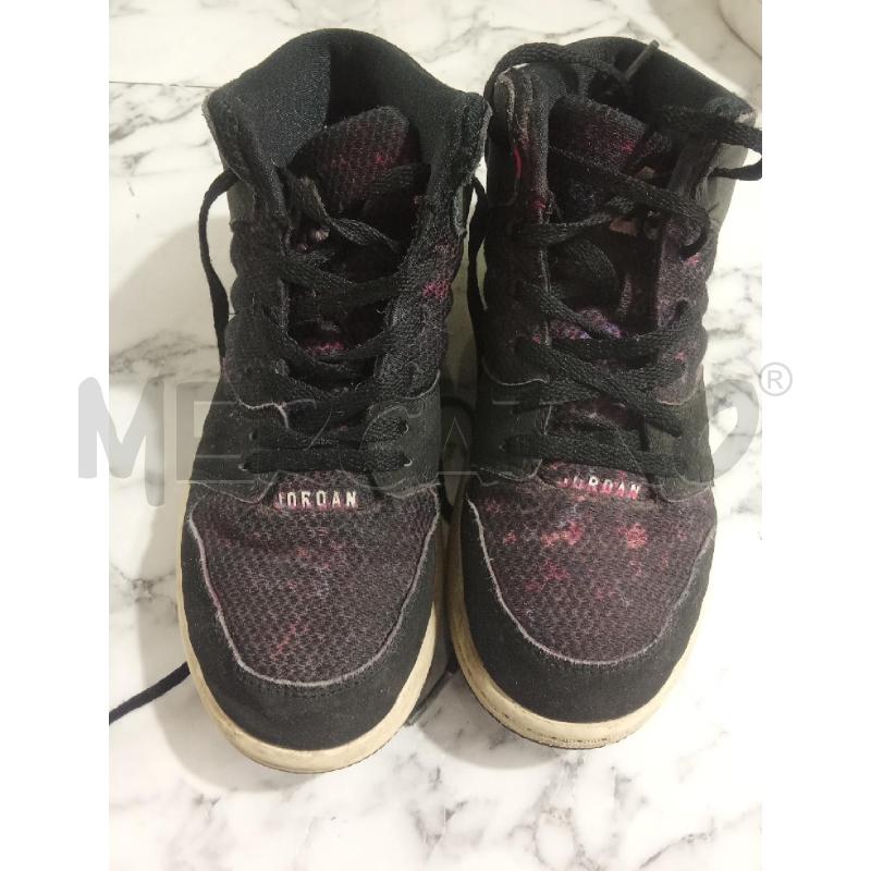 SCARPE BAMBINO JORDAN NERE INS FANTASIA PITONATA VIOLA | Mercatino dell'Usato Benevento 1