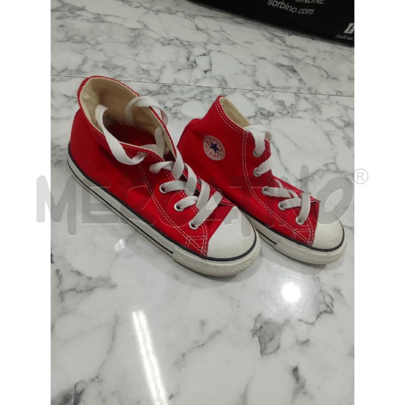 SCARPE BAMBINO ROSSE CONVERSE | Mercatino dell'Usato Benevento 1