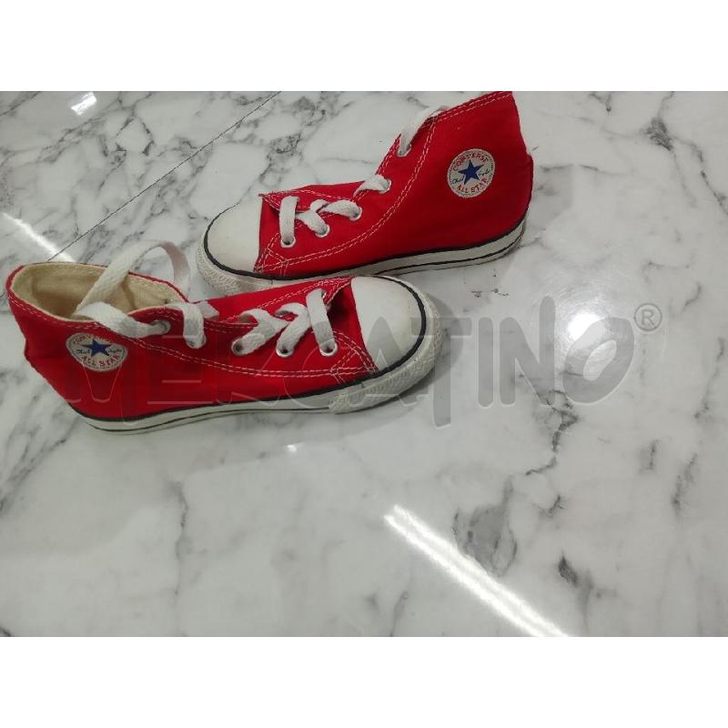 SCARPE BAMBINO ROSSE CONVERSE | Mercatino dell'Usato Benevento 3