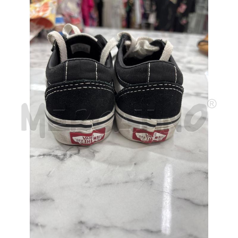 SCARPE BAMBINO VANS NERE SUOLA BIANCA  | Mercatino dell'Usato Benevento 3