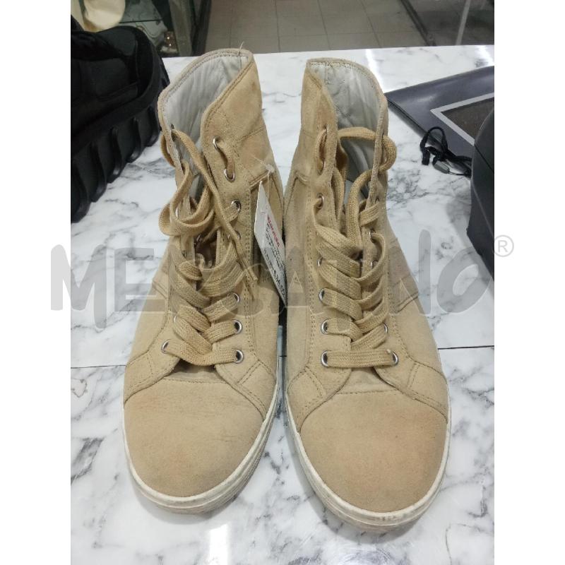SCARPE DONNA ALTE BEIGE HOGAN REBEL | Mercatino dell'Usato Benevento 1