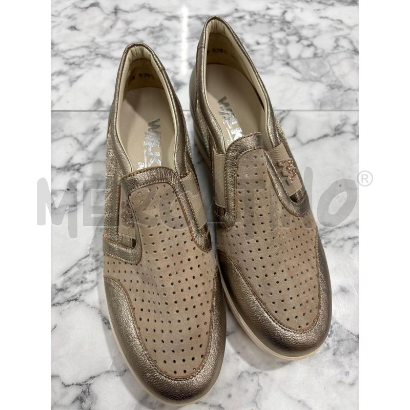 SCARPE DONNA BEIGE DORATO WALK MELLUSO | Mercatino dell'Usato Benevento 2