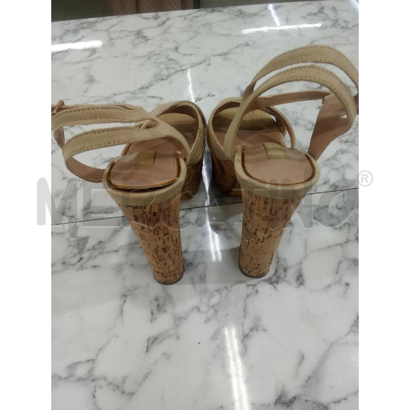 SCARPE DONNA BEIGE TACCO SUGHERO PRIMA DONNA  | Mercatino dell'Usato Benevento 3