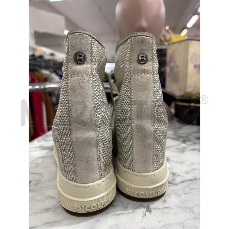 SCARPE DONNA BEIGE TRAFORATE CON ZEPPA RUCOLINE | Mercatino dell'Usato Benevento 3