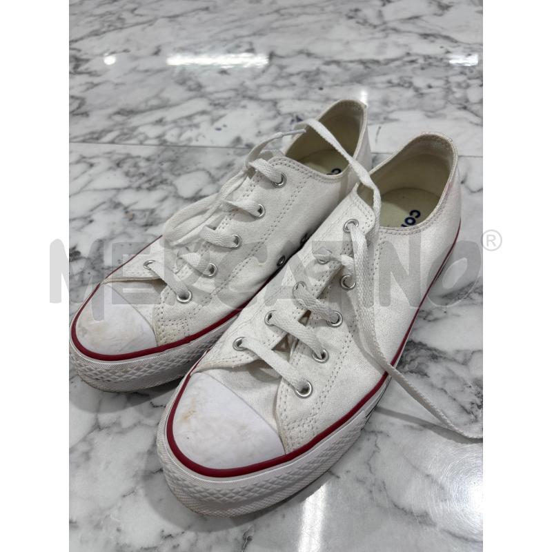 SCARPE DONNA BIANCHE CON PARA CONVERSE  | Mercatino dell'Usato Benevento 1